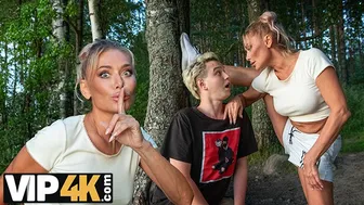 Szőke milf megtette a lépést lánya pasijával a vad dugásért