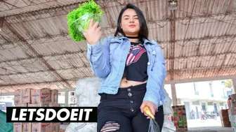 Hot Latin milf xiomara soto oily fuck on the road