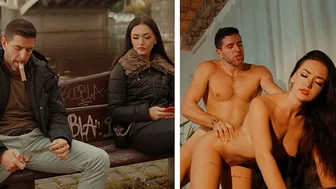 Rendkívül forró cseh tini megdugja egy idegennel művészi szerelmi lázban