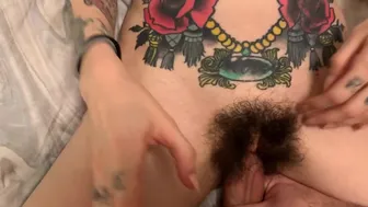 Tatoeageed Harige Amateur Pussy