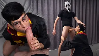 Ghostface megbassza a számat és az arcomra spriccel - fabio potter és a varázspálca