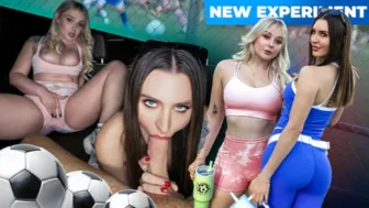 Két Dögös Futball Anyuka Megdugta az Edzőt a Team Skeet Csatornán és Imádták a Nagy Mellek Játékát