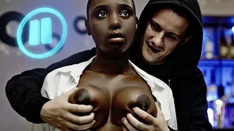 Freeze Exkluzív: Fekete Szépség Nagy Seggét Megtölti egy Betörő - Interracial Időmegállító Fétis Kaland