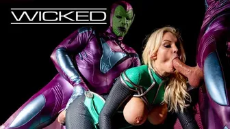 Adventure 3 at Wickedt: Captain Marvel has sex with two Skrulls in AVN-winning videos