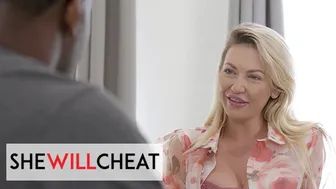 Adira Allure e o fantezie fierbinte de dimineaţă despre scula uriaşă a noului şef la She Will Cheat