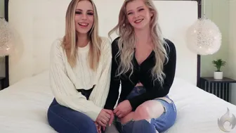Sensitive lesbische Abenteuer mit Big Ass Blonde auf dem Haus von Fyre Channel