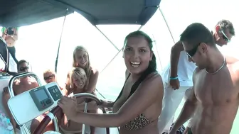 Orgia z Balatonem Yachton Anal Gangbang i Dzikie ssanie