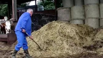 Angelika J a Babsi Bums se učí jezdit se sexuálními farmáři ve stodole